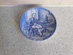 Bord 11 cm. Blauw "Soldier" Old Chelsea, Ophalen of Verzenden