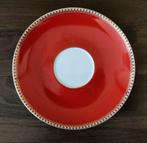 Pip Studio schoteltje rood met wit/goud, Ophalen of Verzenden, Zo goed als nieuw, Overige stijlen, Kop(pen) en/of Schotel(s)