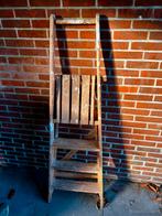 Houten Schilderstrap - Vintage Charme, Doe-het-zelf en Verbouw, Ladders en Trappen, Ophalen, Gebruikt, Trap, Opvouwbaar of Inschuifbaar