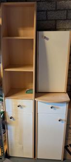 Badkamer kasten, Huis en Inrichting, Badkamer | Badkamermeubels, Ophalen, (Half)hoge kast, Minder dan 50 cm, Gebruikt