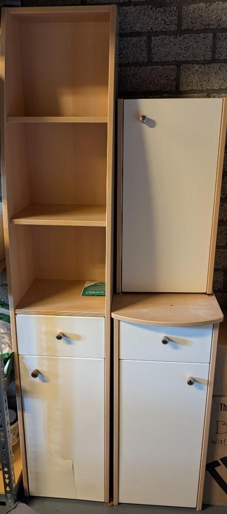 Badkamer kasten, Huis en Inrichting, Badkamer | Badkamermeubels, Gebruikt, (Half)hoge kast, Minder dan 100 cm, Minder dan 50 cm