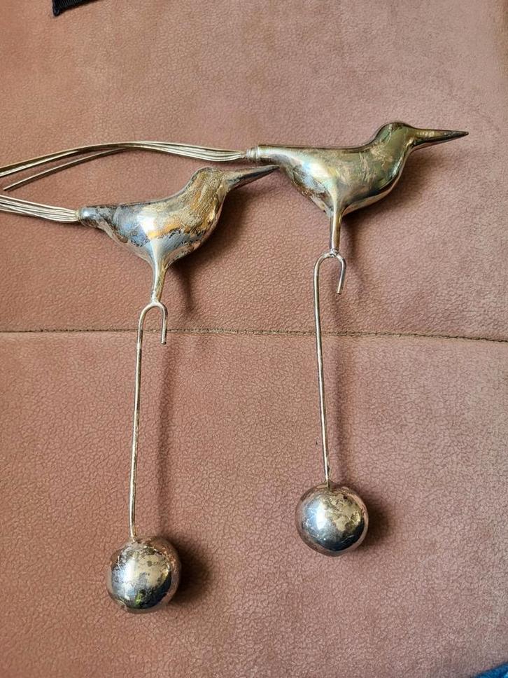 Messing Vogels Decoratie, Huis en Inrichting, Woonaccessoires | Overige, Gebruikt, Ophalen of Verzenden