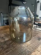 Hele mooie zware bubble glas vaas, Ophalen of Verzenden, Zo goed als nieuw