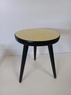 Vintage Formica achtig krukje, Ophalen of Verzenden, Gebruikt, Hout