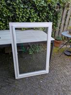 Houten draairaam met dubbel glas en beslag., Doe-het-zelf en Verbouw, Glas en Ramen, Ophalen, Gevelraam of Ruit, Gebruikt, Minder dan 80 cm