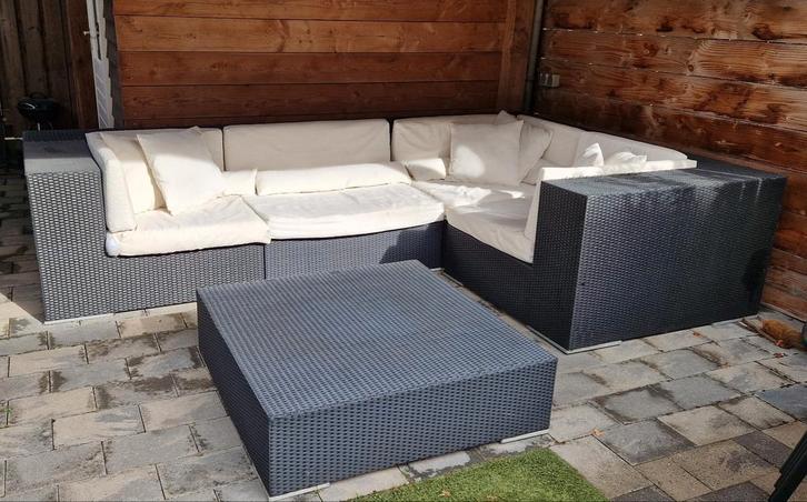Loungeset - Gebruikt, kan nog mee!, Tuin en Terras, Tuinsets en Loungesets, Ophalen of Verzenden