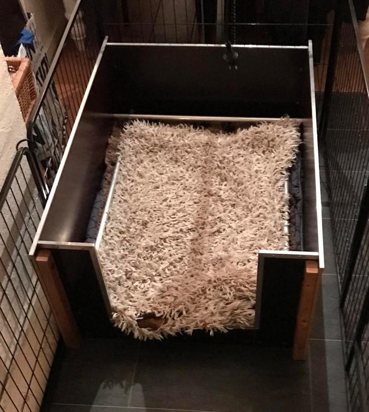 Werpkist Spat, Dieren en Toebehoren, Hondenbenches, Gebruikt, Ophalen