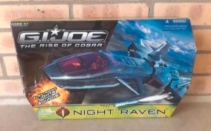 Gi Joe gijoe Night Raven The Rise Of The Cobra 2009, Verzamelen, Poppetjes en Figuurtjes, Gebruikt, Ophalen of Verzenden