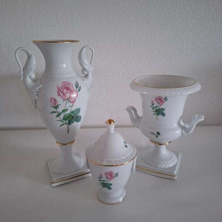 Prachtige porseleinen Redouté set – Alboth & Kaiser, Antiek en Kunst, Antiek | Porselein, Ophalen