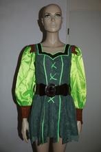 Robin Hood girl jurkje + riem bachelorparty kostuum maat S, Carnaval, Ophalen of Verzenden, Zo goed als nieuw, Kleding
