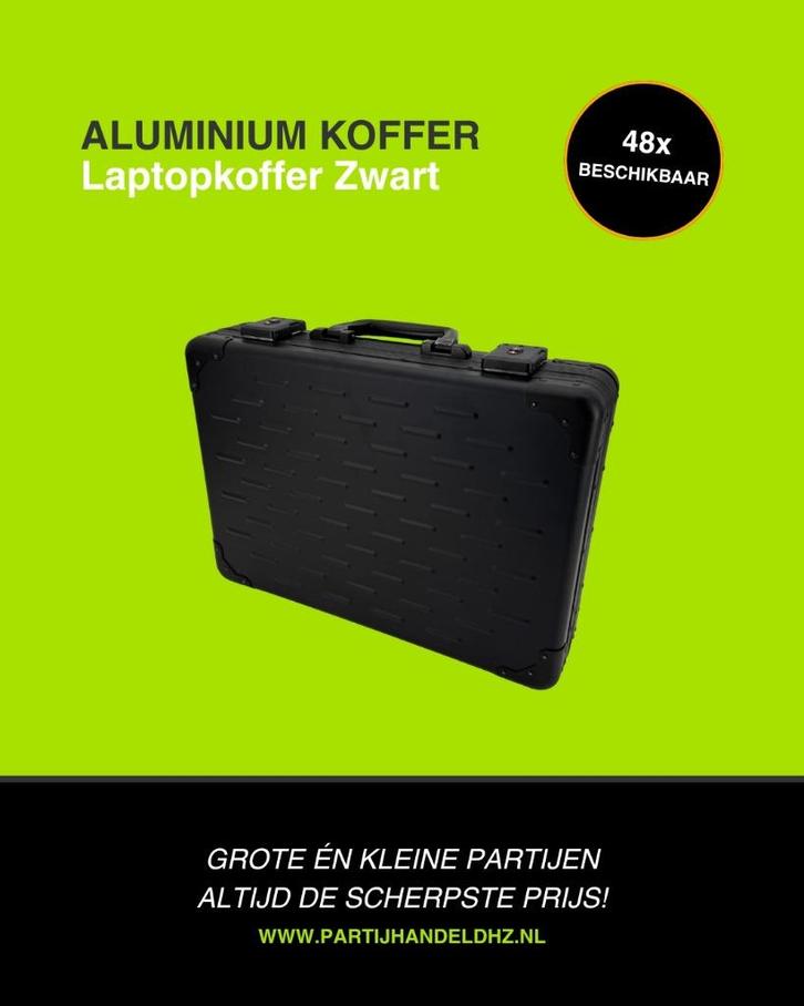 Laptopkoffer Aluminium Zwart, Sieraden, Tassen en Uiterlijk, Koffers, Nieuw, Overige materialen, Minder dan 50 cm, 35 tot 45 cm