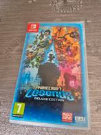 Nintendo switch  minecraft legends  de luxe  edition, 3 spelers of meer, Ophalen of Verzenden, Zo goed als nieuw, Vanaf 7 jaar