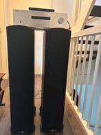 Klipsch synergy f1 + yamaha R-S202D, Gebruikt, 120 watt of meer, Front, Rear of Stereo speakers, Ophalen