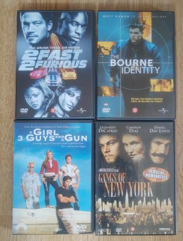 Actie / 2Fast2Furious - Bourne Identity - Gangs of new york beschikbaar voor biedingen