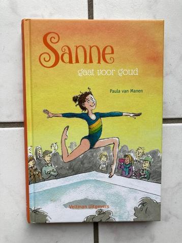 Boek Sanne  gaat voor goud. Turnen P. Van Manen  beschikbaar voor biedingen