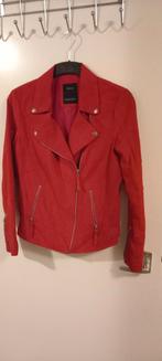 Yessica Rood Jasje - Maat M suede, Maat 38/40 (M), Verzenden, Yessica, Zo goed als nieuw