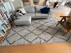 Wollen vloerkleed met grafische print Karwei, Ophalen, Gebruikt, 150 tot 200 cm, Crème