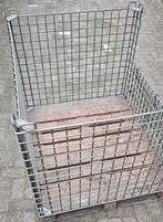 Gaaskrat gitterbox palletbox gaaspallet opzetrand verzink, Ophalen, Gebruikt, 100 cm of meer, Opvouwbaar