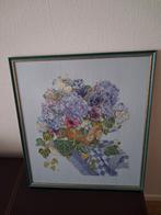 Schilderij,,borduurwerk,,,, Ophalen, Minder dan 50 cm, Zo goed als nieuw, Schilderij
