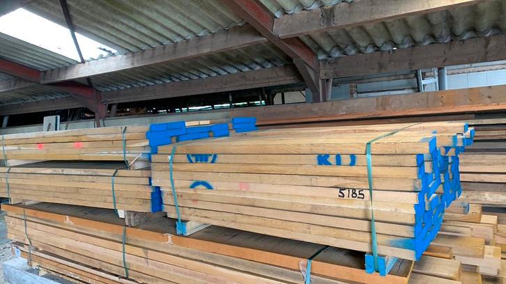 Eiken geschaafd. Kd prime op kleur geselecteerd, Doe-het-zelf en Verbouw, Hout en Planken, Zo goed als nieuw, Plank, Eiken, Ophalen of Verzenden