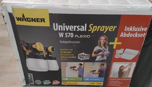 nieuwe Wagner Universal spuitsysteem W570 Flexio, Doe-het-zelf en Verbouw, Schildersmaterialen, Nieuw, Verfspuit of Verfpomp, Ophalen of Verzenden