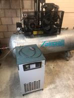Compressor met koeldroger, luchttank 500L, Doe-het-zelf en Verbouw, Ophalen, Gebruikt, 400 tot 800 liter/min, 6 tot 10 bar