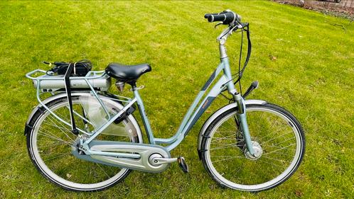 Nette mooie unisex damesfiets E-bike Amslod Carlton 49cm, Fietsen en Brommers, Fietsen | Dames | Damesfietsen, Gebruikt, Overige merken