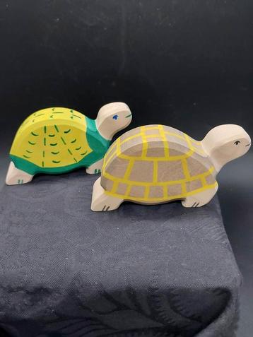 Mooie set houten schildpadden van Holztiger beschikbaar voor biedingen