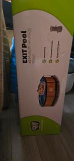 Exit zwembad woodlook, Ophalen, Rond, Zo goed als nieuw, Opzetzwembad