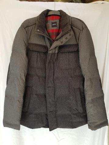 Herenjas Hugo Boss echt dons 2 kleuren grijs zeer warm mt 56 beschikbaar voor biedingen