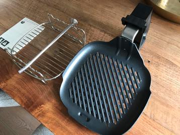 Airfryer accessoire grillpan + rekje + spiesen beschikbaar voor biedingen