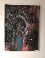 Acryl canvas 70x 60cm, Antiek en Kunst, Kunst | Schilderijen | Abstract, Ophalen of Verzenden