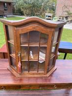 Antiek vintage wandkast sierkast wandmeubel, Ophalen, Gebruikt, ., Minder dan 100 cm