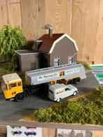 Nederlands diorama dijkweg 1/87, Gelijkstroom of Wisselstroom, Brug, Tunnel of Gebouw, Zo goed als nieuw, Ophalen