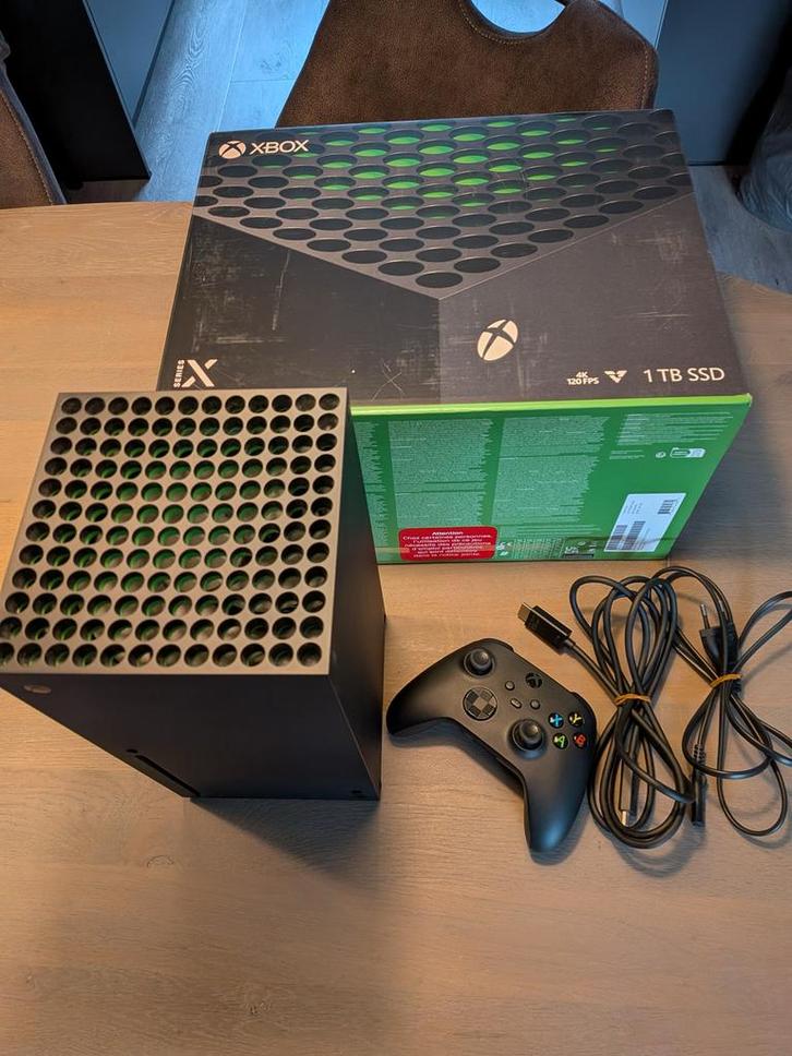 Xbox Series X 1TB - Topconditie!, Spelcomputers en Games, Spelcomputers | Xbox One, Zo goed als nieuw, Xbox One X, 1 TB, Met 2 controllers
