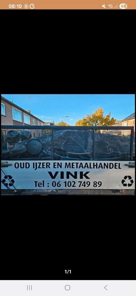 Oud ijzer en metalen gratis opgehaald, Witgoed en Apparatuur, Wasmachines, Ophalen