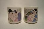 Sake Napjes Erotisch 2 Stuks, Antiek en Kunst, Antiek | Porselein, Ophalen of Verzenden