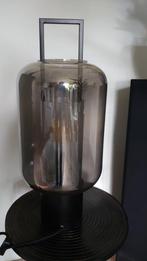 Moderne staande lamp met glazen kap, 100 tot 150 cm, Ophalen of Verzenden, Zo goed als nieuw, Glas