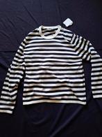 Sandro sweater streep marine/ecru maat L nieuw, Kleding | Heren, Verzenden, Nieuw, Maat 52/54 (L), Sandro