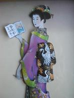 Geisha. Schitterende afbeelding in 3D., Ophalen