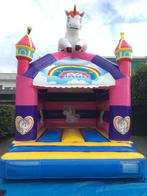 Supercool Springkussen Unicorn te huur 3,5 x 4,5m. Met dakje, Ophalen of Verzenden, Zo goed als nieuw, Overige