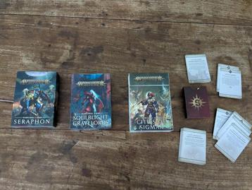 Warhammer; Age of Sigmar; Warscroll + ability cards beschikbaar voor biedingen