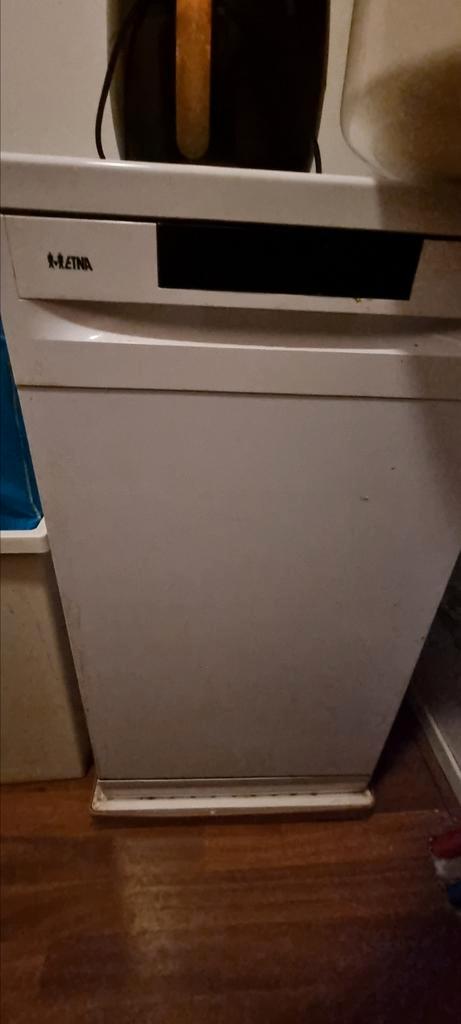 ETNA vaatwasser VWV147S smal, Witgoed en Apparatuur, Vaatwasmachines, Zo goed als nieuw, Minder dan 85 cm, Minder dan 45 cm, Ophalen
