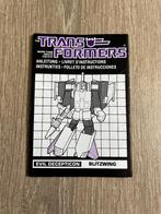Transformers G1; MB instructie boekje Blitzwing 1985, G1, Ophalen of Verzenden, Gebruikt, Decepticons