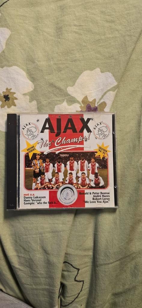 Ajax The Champs CD - Uit 1995!, Verzamelen, Sportartikelen en Voetbal, Gebruikt, Ajax, Ophalen of Verzenden