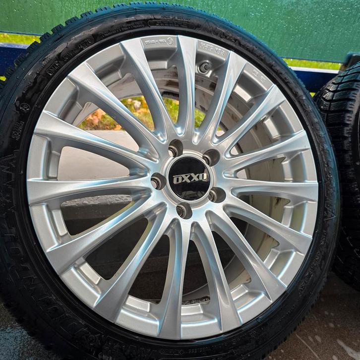 5 x 112 V.A.G/Mercedes/Bmw winterset 245-45-18 95V TPMS, Auto-onderdelen, Banden en Velgen, Band(en), Winterbanden, 18 inch, 225 mm