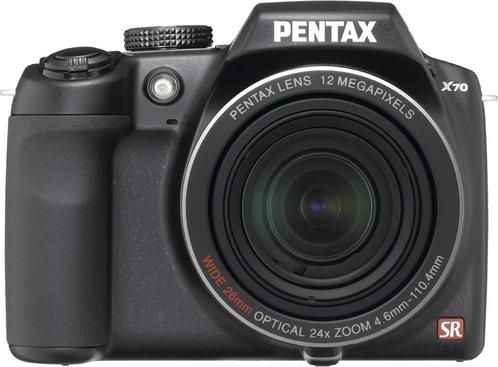 Pentax X70 digitale camera compleet met lader, Audio, Tv en Foto, Fotocamera's Digitaal, Zo goed als nieuw, Spiegelreflex, Pentax