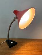 Vintage Hala Zeist rode bureaulamp model 11-1962.131, Huis en Inrichting, Lampen | Tafellampen, Gebruikt, Vintage, Ophalen of Verzenden