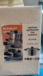 Nieuwe soeppan BK karaat 24cm, Ophalen, Nieuw, Rvs, Koekenpan of Braadpan