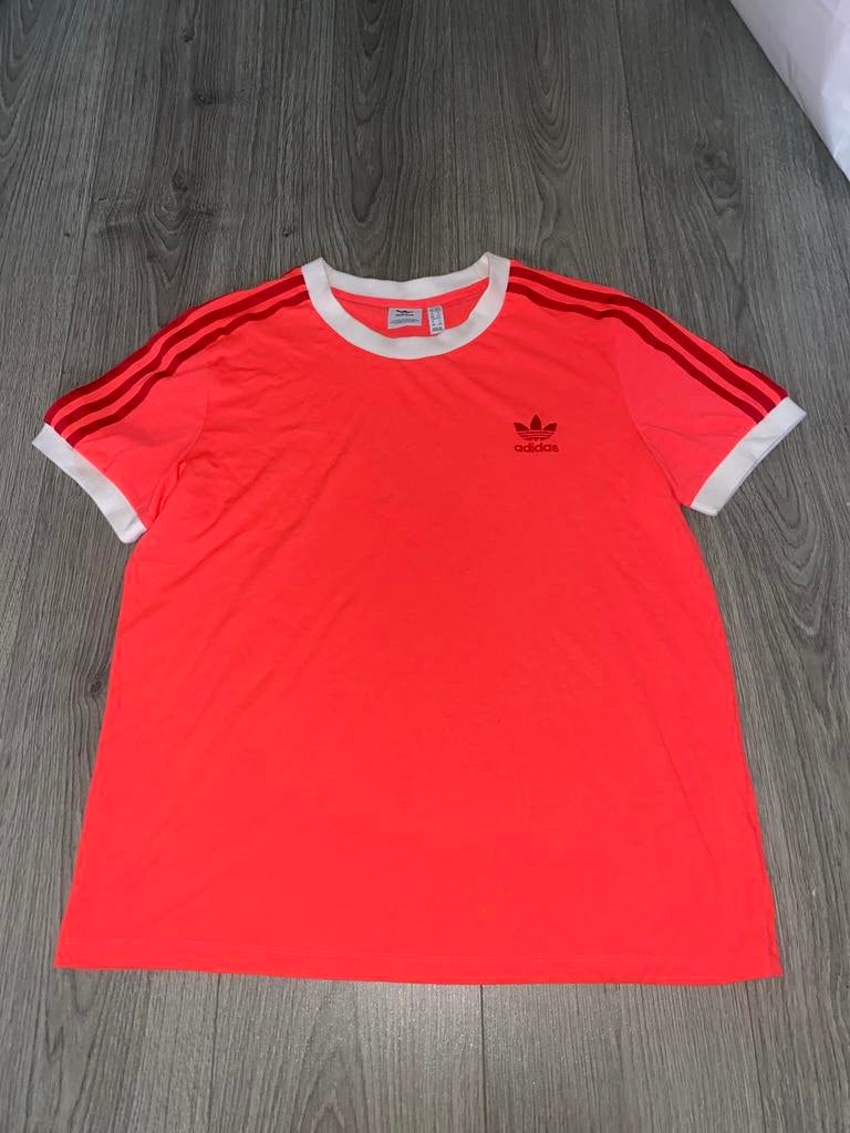 adidas dames neon roze comfy sport t-shirt mt 40, Kleding | Dames, Maat 38/40 (M), Ophalen of Verzenden, Zo goed als nieuw, Korte mouw